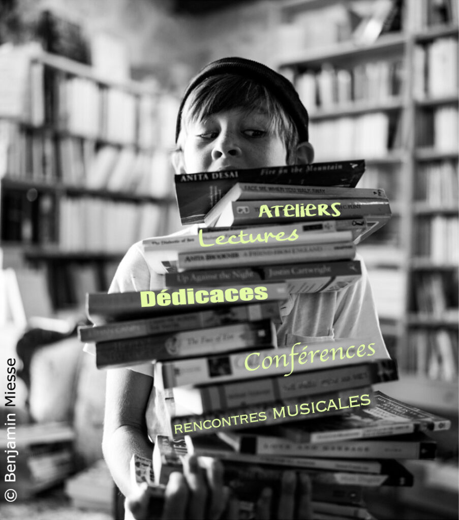 Programme des animations de la librairie Caminando à Larressingle.