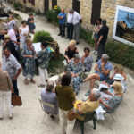 Animations de la librairie Caminando à Larressingle dans la cour du Château.